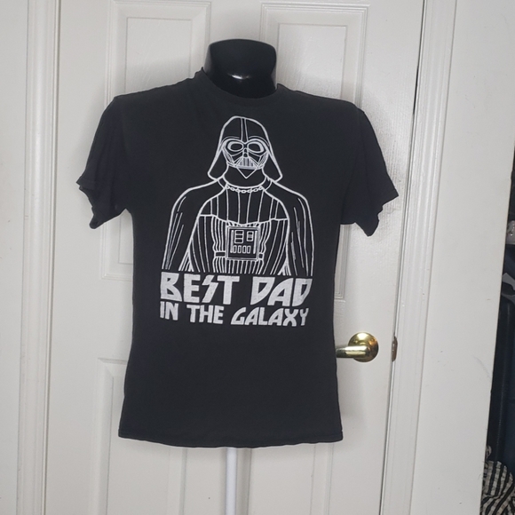 Star Wars Best Dad T-Shirt Darth Vader Large